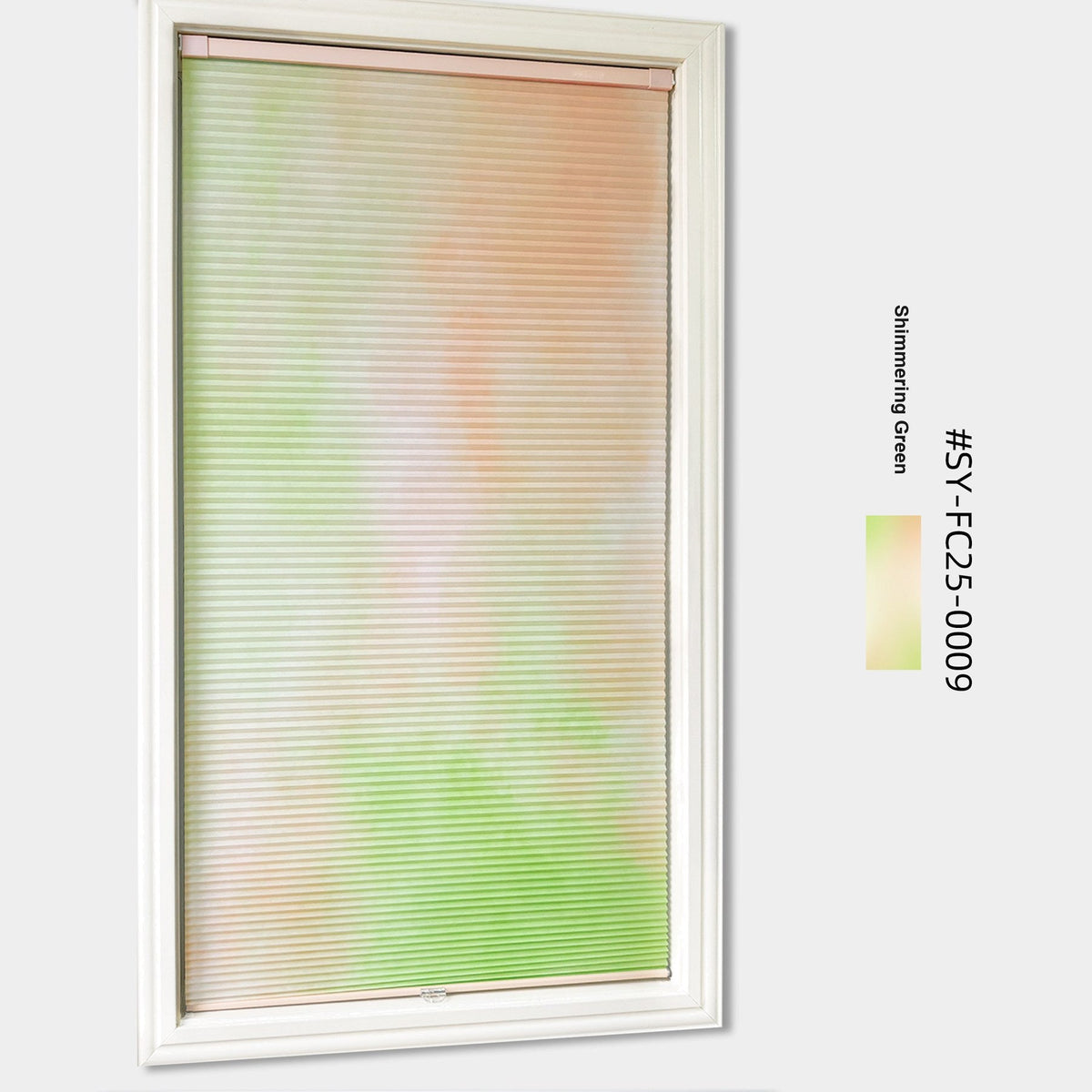 Persiana Celular de Encaixe Filtra a Luz Degradê Aquarela