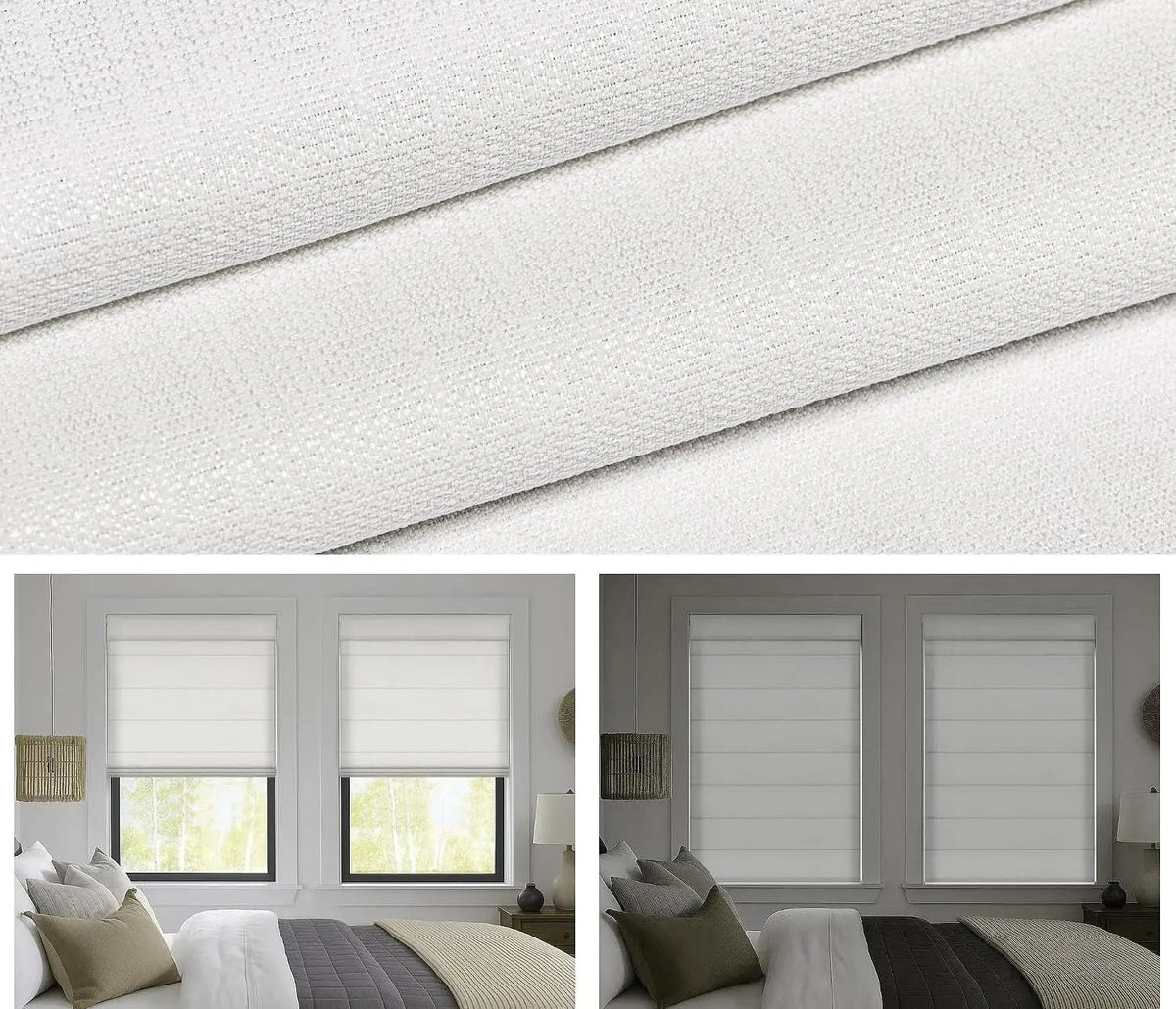 Persiana Romana de Encaixe Premium Filtra a Luz (Cores e Medidas Padrão)