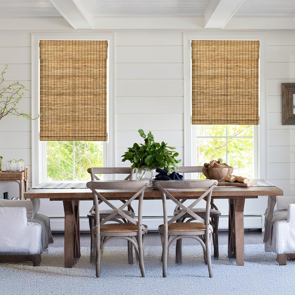Persiana de Bambu de Encaixe Filtra a Luz Highfield Teak