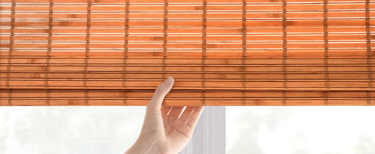 Persiana de Bambu de Encaixe Filtra a Luz Natural25
