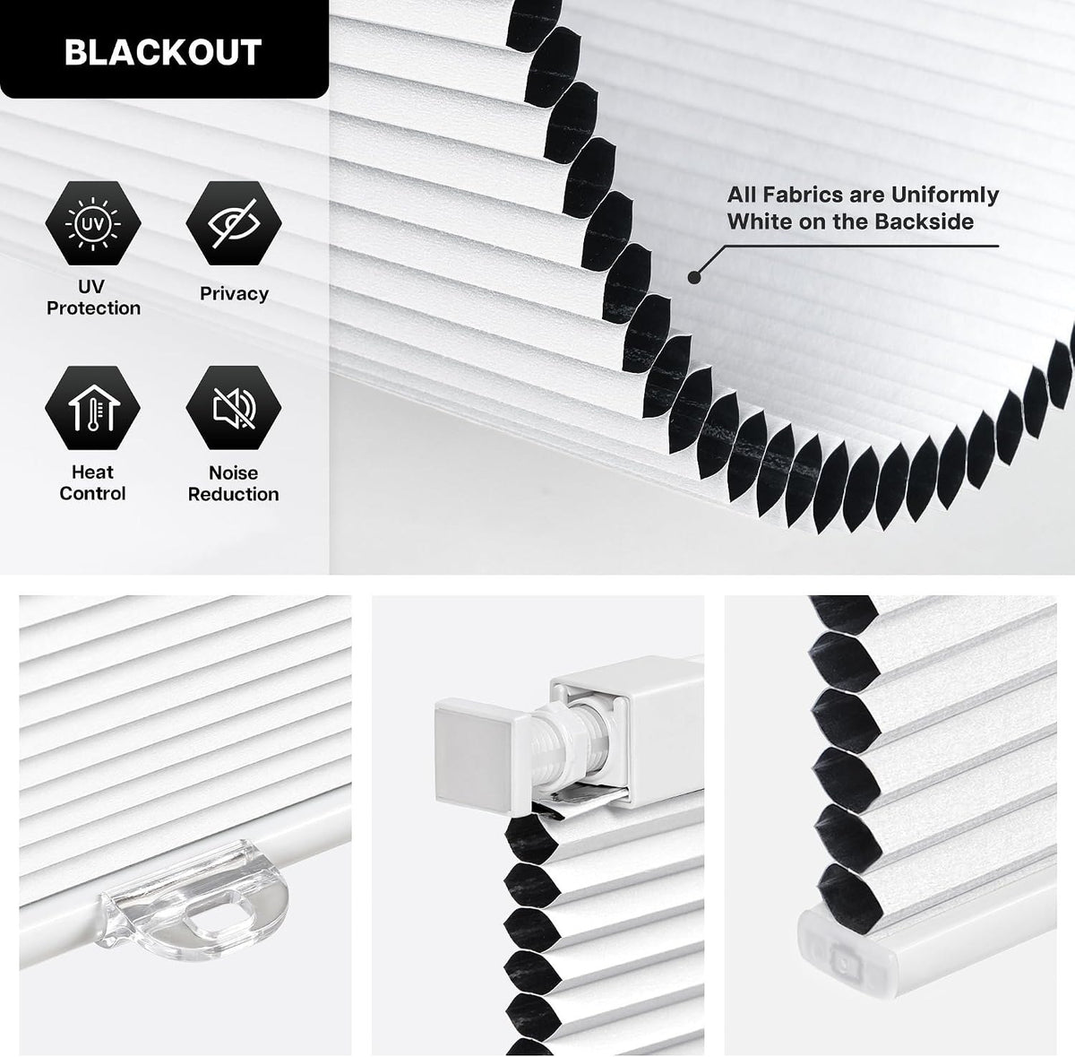 Persiana Celular de Encaixe Blackout